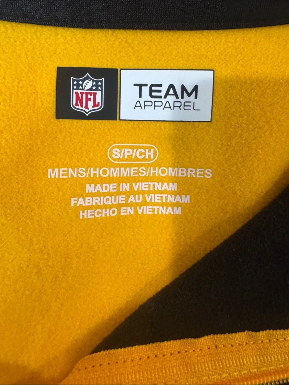 * Men’s Black Pittsburgh Steelers 1/4 Pullover